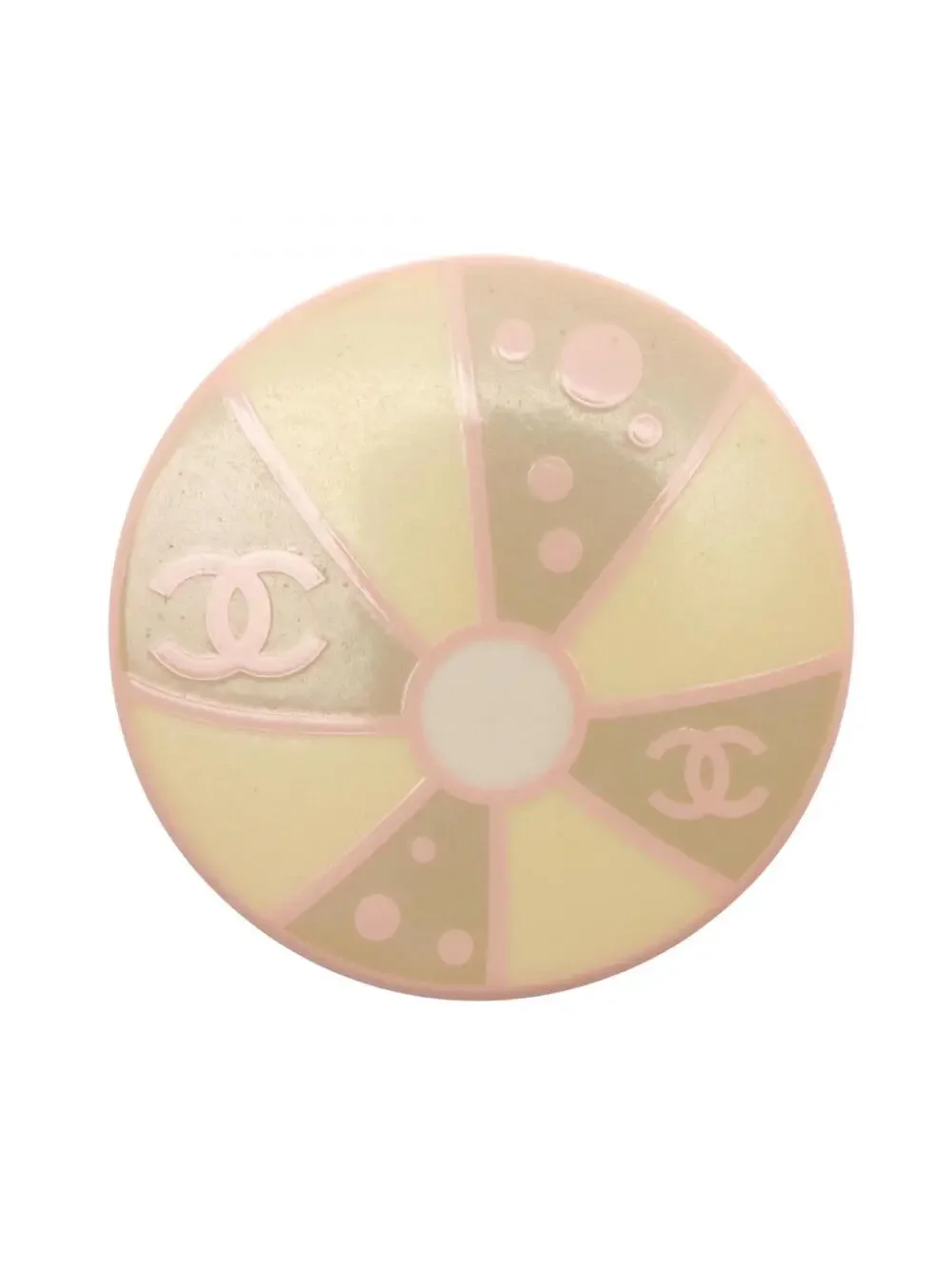 Chanel Cc Logo Brooch Sterling Silver #246669C63B